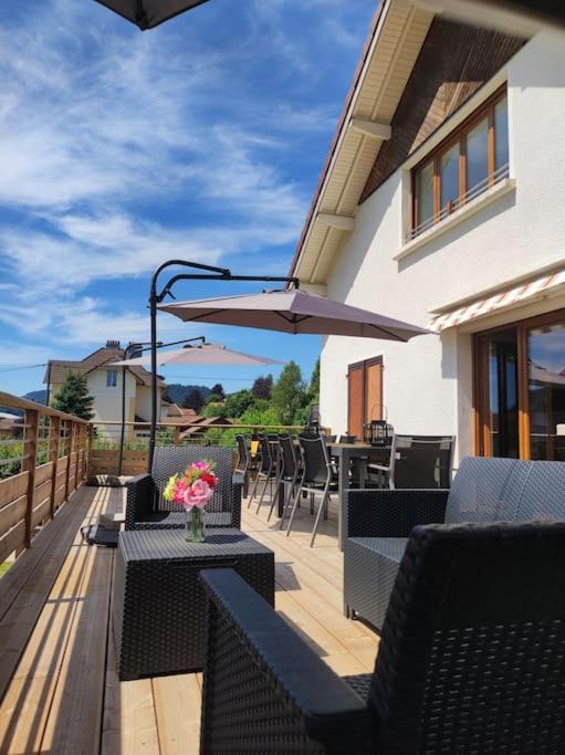 Gite Papillon 6 A14 Personnes - Jacuzzi Gérardmer Exteriör bild